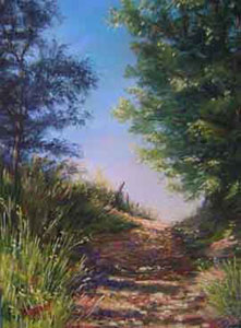 Réalisation au pastel sec